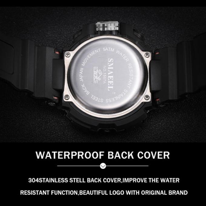 WJ-7398 유행 최신 디자인 SMAEL 남자 시계 큰 얼굴 상표 디지털 방식으로 손목 시계 우연한 싼 가격 실리콘 Handwatches