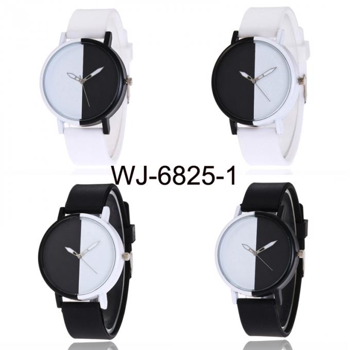 WJ-7740 중국 공장 낮은 OEM는 석영 실리콘 Handwatches 남녀 공통 유행 주문 로고 손목 시계를 봅니다