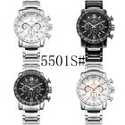 WJ-5004 New Mens Brand NAVIFORCE Watches Stainless Steel Wrist Watches Auto Date Week Designer Hours Men Watch
