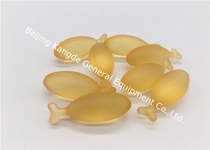 IVC Lemon Flavor Chewable Softgels / Chewable Dha Supplement Fish Shape