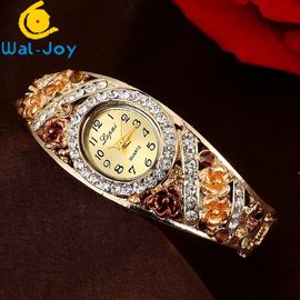 WJ-6534 새로운 도착 유일한 디자인 공장 직접적인 고전적인 꽃 팔찌 시계